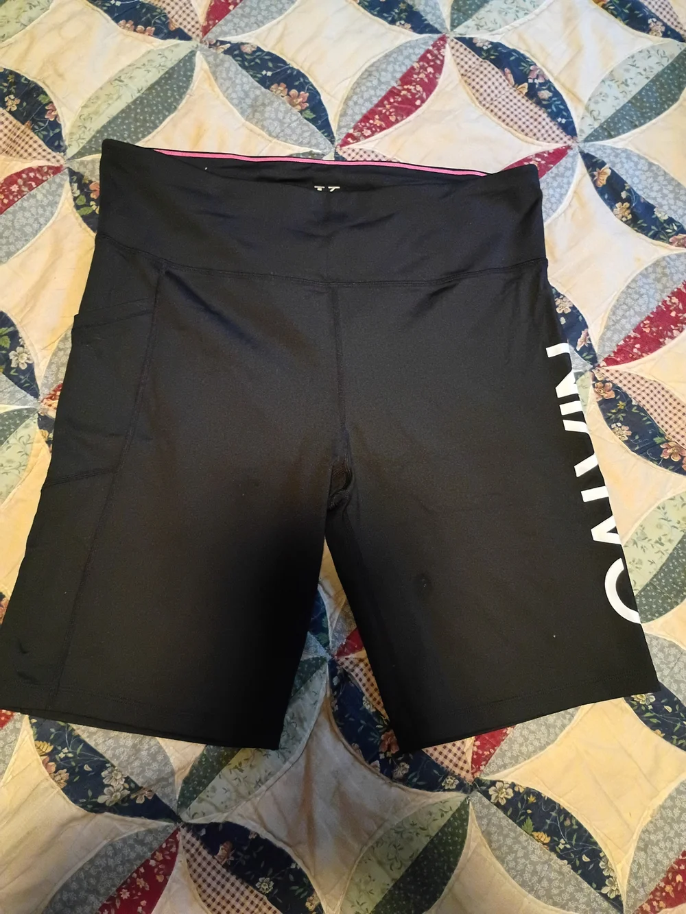 Calvin Klein Black Athletic Shorts with Side Logo